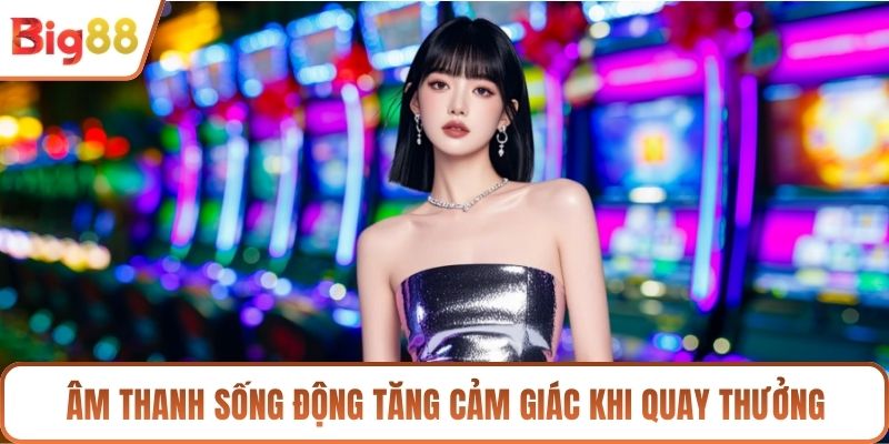 Âm thanh sống động tăng cảm giác khi quay thưởng