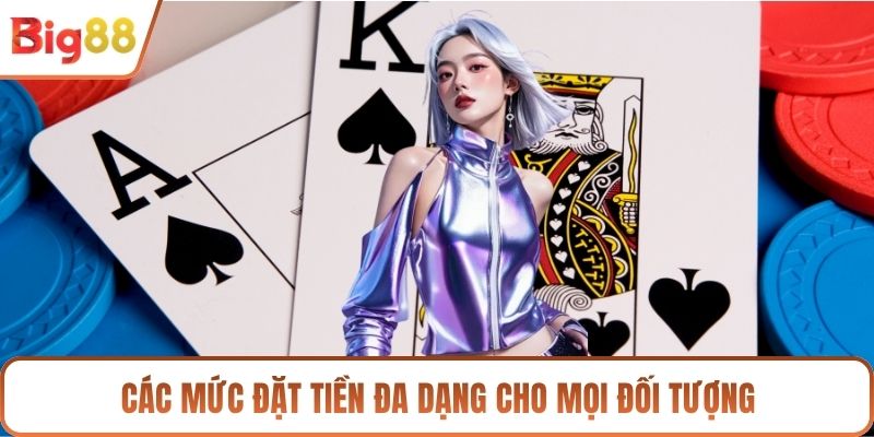 Các mức đặt tiền đa dạng cho mọi đối tượng