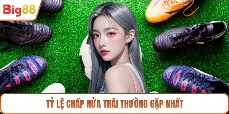 Tỷ lệ chấp nửa trái thường gặp nhất